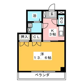 ハイムユートピアン【3階】の間取り