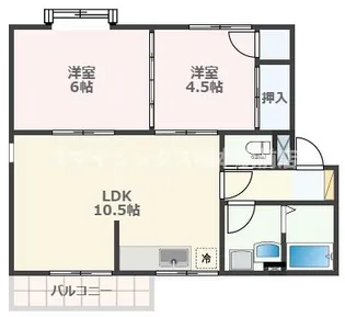 プラドールB【1階】の間取り