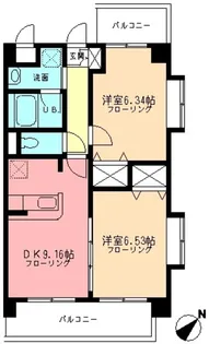 バレル鷺沼【3階】の間取り