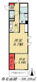 千葉県船橋市西船6【アパート】の間取り