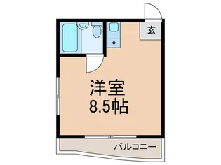 スカイハイツ奥沢【4階】の間取り
