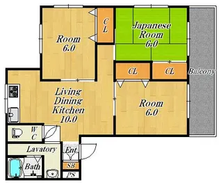 藤井マンション【3階】の間取り
