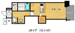 プレサンス神戸グレンツ【2階】の間取り