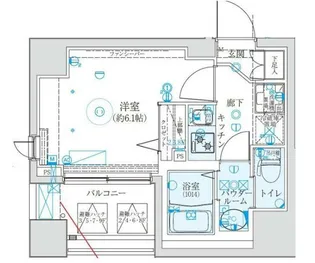 クレイシア西横浜【4階】の間取り