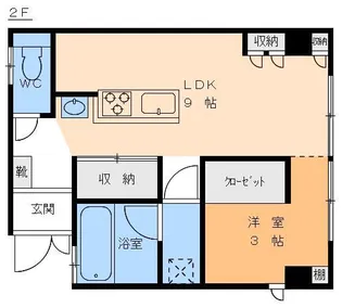 武井ハウス 2F【2階】の間取り
