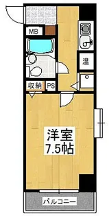 福岡県福岡市中央区六本松2【マンション】の間取り