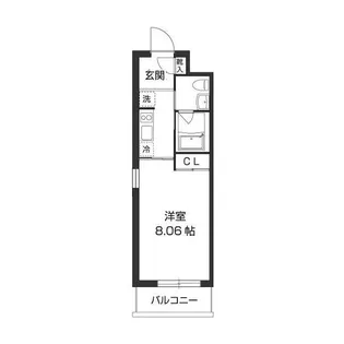 東京都杉並区清水2【マンション】の間取り