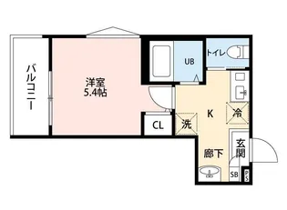 MELDIA新百合ヶ丘【1階】の間取り
