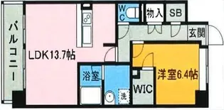 博多プレイス【3階】の間取り