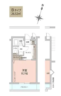 アジュール【3階】の間取り