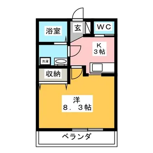 アシエンダ【1階】の間取り