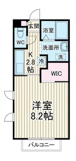 メゾン ド フォンティーヌ・B棟【1階】の間取り