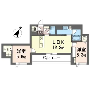 エルシエル【2階】の間取り