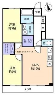 アバンティ八千代緑が丘壱番館【1階】の間取り