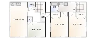 山形県山形市青田1【一戸建】の間取り