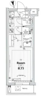 メイクス品川戸越パークプレイス【5階】の間取り