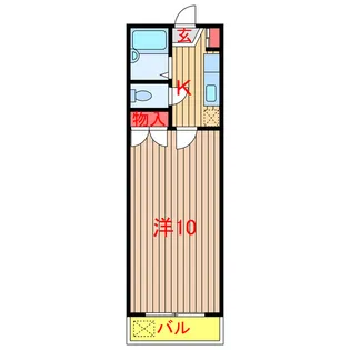 アロー新高根【3階】の間取り