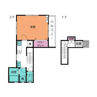 ビラエース御殿場【2階】の間取り