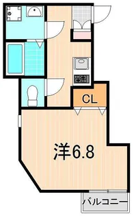 ハルミメゾン亀有【1階】の間取り