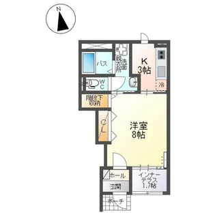 『グランドール泉I』【1階】の間取り