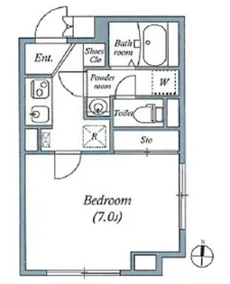 LEGALAND西小山【4階】の間取り