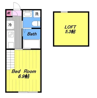 SGアパートメント新百合ヶ丘【1階】の間取り