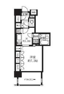 ライオンズシティ白金高輪【7階】の間取り