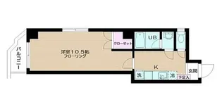 テルミニ菊川【3階】の間取り