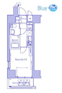 RELUXIA横濱鶴見【6階】の間取り
