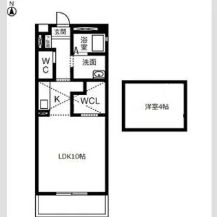 サニーコート【2階】の間取り