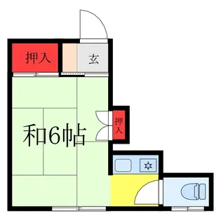 常盤荘【2階】の間取り