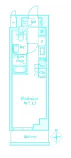 アパートメンツ綱島【4階】の間取り