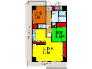 ツインコ-トM【4階】の間取り