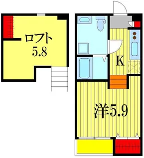 Buena Cuarto【1階】の間取り