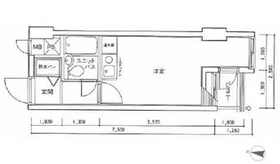 エクレール南馬込【1階】の間取り