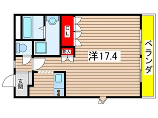 ブリ-ズ ドゥ メ-ル.P【2階】の間取り