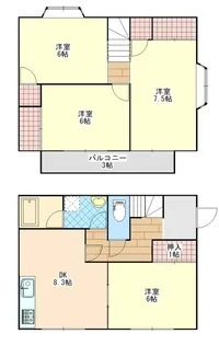 メゾンプランの間取り