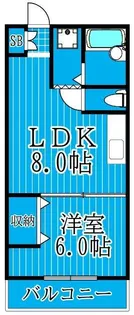 シャトー中原 女性限定【2階】の間取り