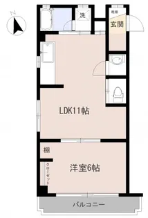 寺西ビル【3階】の間取り