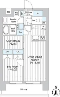GOTEN武蔵小杉【2階】の間取り