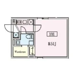 Glanpark池之端の間取り