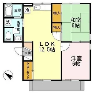 ピアニー II棟【1階】の間取り