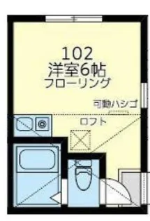 ユナイト日ノ出ルモンド【1階】の間取り