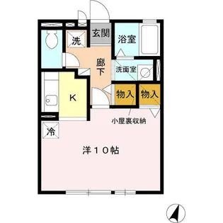 プランドール鈴木【2階】の間取り