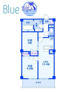 LAPIN湘南【1階】の間取り