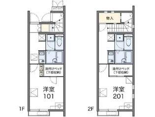 レオネクストエストレリータII【1階】の間取り