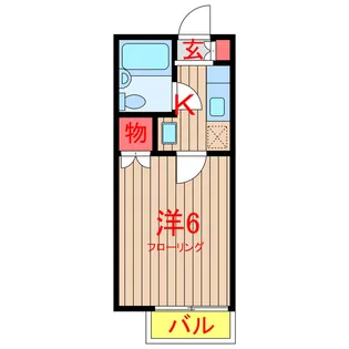 コーポエイコウ【1階】の間取り