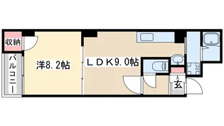 ヤマビコハイツパート1【3階】の間取り