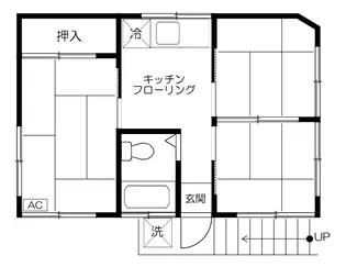 池尻2丁目準貸家【2階】の間取り