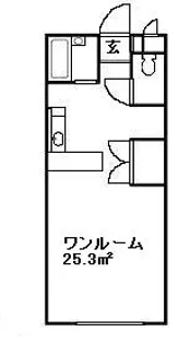 エステートK【2階】の間取り